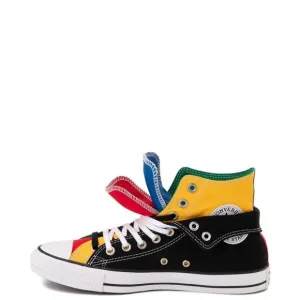 Converse Ctas double upper high black red sneakers size Women's 7