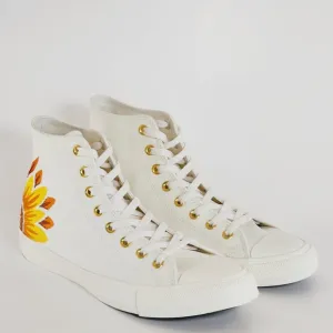 Converse CTAS Hi X You 'Floral Embroidery' Unisex Sneakers 163038C NWT