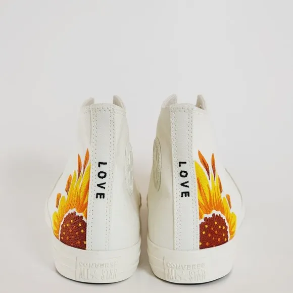 Converse CTAS Hi X You 'Floral Embroidery' Unisex Sneakers 163038C NWT