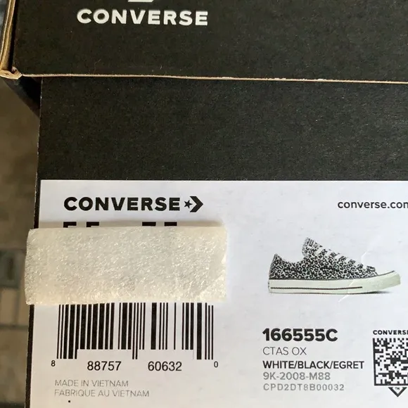 CONVERSE CTAS OX WHITE/BLACK/EGRET WMNS