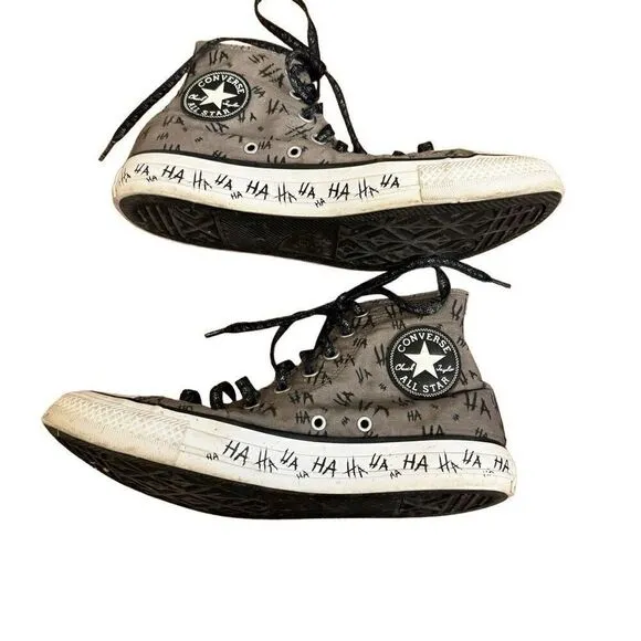 Converse DC Comics The Joker Chuck Taylor High Top Sneakers Unisex Men 7 Women 9