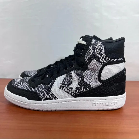Converse Fastbreak Hi Black Snake Unisex Sneaker Size 9 or 7.5 #B1600