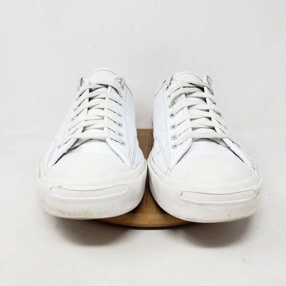 Converse Jack Purcell Sneakers Mens 11.5 Shoes White Leather Low Athletic Ox