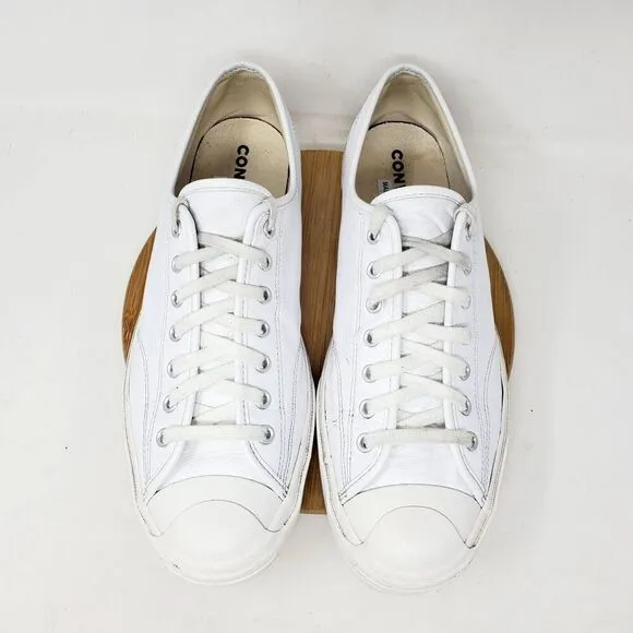 Converse Jack Purcell Sneakers Mens 11.5 Shoes White Leather Low Athletic Ox