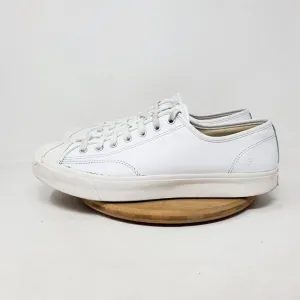 Converse Jack Purcell Sneakers Mens 11.5 Shoes White Leather Low Athletic Ox