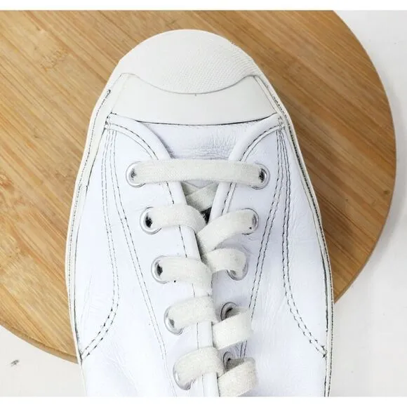 Converse Jack Purcell Sneakers Mens 11.5 Shoes White Leather Low Athletic Ox