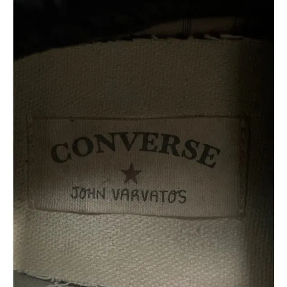 Converse John Varvatos Leather Sneakers Distressed Unisex Size M8.5 W10.5