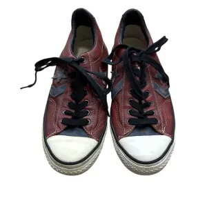 Converse John Varvatos Leather Sneakers Distressed Unisex Size M8.5 W10.5