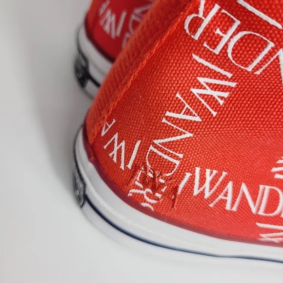 Converse J.W. Anderson Red Logo High Top Sneakers Unisex Mens 9.5 woman's 11.5