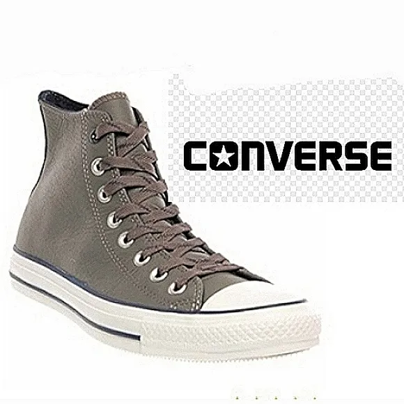 CONVERSE Leather All Star Chuck Taylor High Top Sneakers EUC