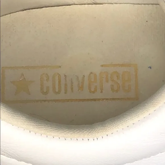 Converse One Star Ox Leather Sneakers White Size 10.5