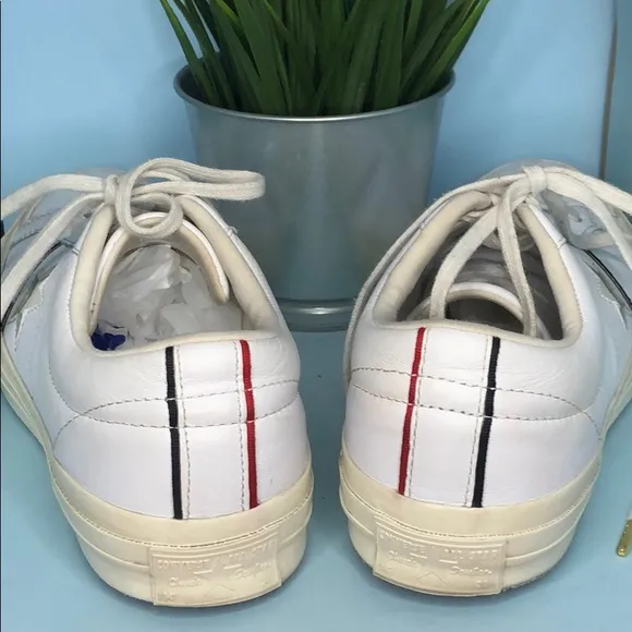 Converse One Star Ox Leather Sneakers White Size 10.5