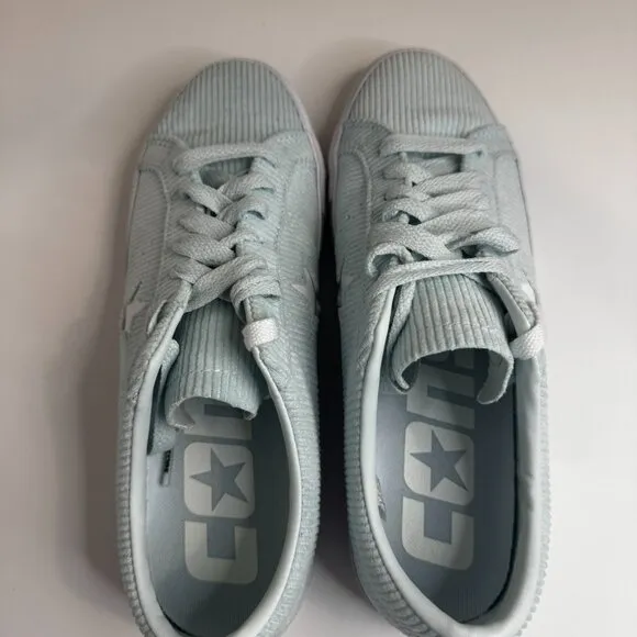 Converse One Star Pro Baby Blue Corduroy Shoes Unisex Size 10