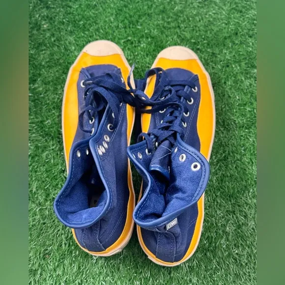 Converse Pop Trading Company x Jack Purcell Pro High Navy Yellow 169006C M-10.5