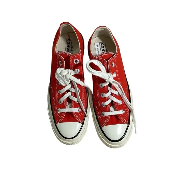 Converse Red And White Chuck Taylor Athletic Shoes Unisex