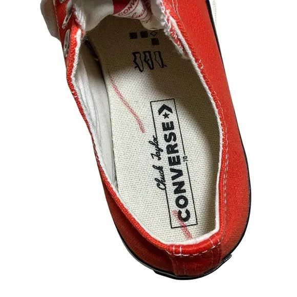 Converse Red And White Chuck Taylor Athletic Shoes Unisex