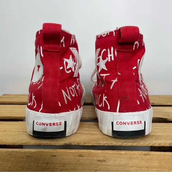 Converse Red High Tops Not a Chuck sneaker M9 W11