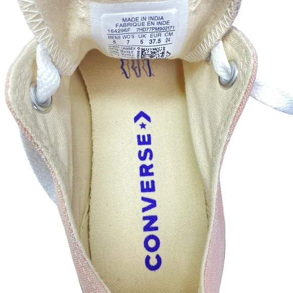 Converse Sneakers Women’s Size 7 Chuck Taylor Ox Sneakers Raw Ginger Unisex NEW