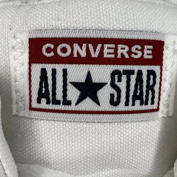 Converse Unisex A01717F White Chuck Taylor All Star Size 11.5M 13.5W Sneakers