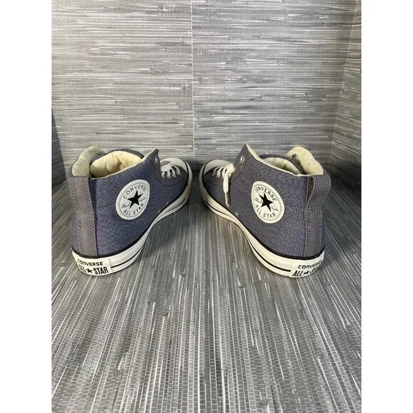 Converse Unisex Adults CTAS Sneakers‎ Gray 146993C High Top Lace up M 8 W 10 New