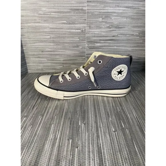 Converse Unisex Adults CTAS Sneakers‎ Gray 146993C High Top Lace up M 8 W 10 New