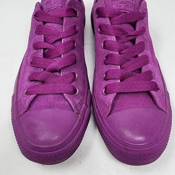Converse Unisex Chuck Taylor All Star Suede Purple Low Top Sneakers M7 W9