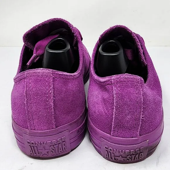 Converse Unisex Chuck Taylor All Star Suede Purple Low Top Sneakers M7 W9