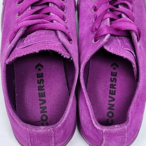 Converse Unisex Chuck Taylor All Star Suede Purple Low Top Sneakers M7 W9