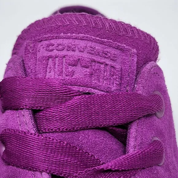 Converse Unisex Chuck Taylor All Star Suede Purple Low Top Sneakers M7 W9