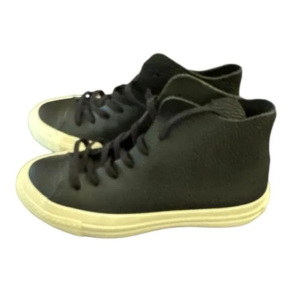 Converse | Unisex Chuck Taylor All Star Hi Leather Lace Up Sneakers | M3 W5