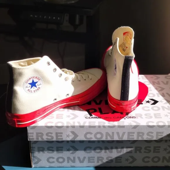 Converse Unisex Comme des Garçons PLAY (NEW w/tags and box)