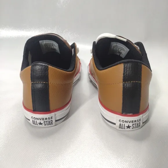 Converse Unisex Kids Shoes Brown Size 5 Junior