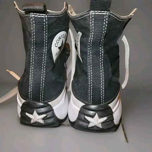 Converse Unisex Run Star Hike 166800C Black Shoes Sneakers Size M 8.5 / W 10