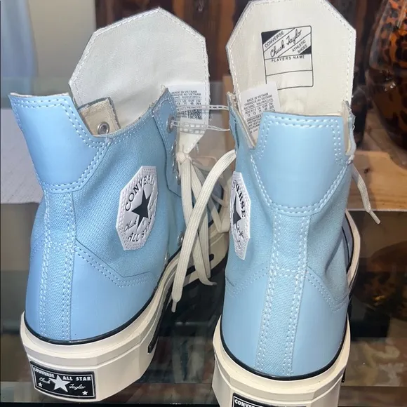 CONVERSE   Unisex, sky Blue High-Top Platform Sneakers, NEW💖, size11.