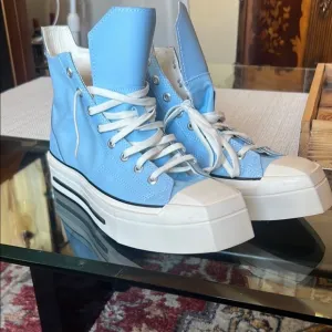 CONVERSE   Unisex, sky Blue High-Top Platform Sneakers, NEW💖, size11.