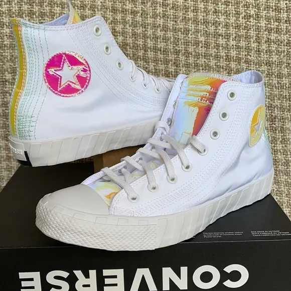 Converse Untitled Hi White/White/Iridescent MEN`S