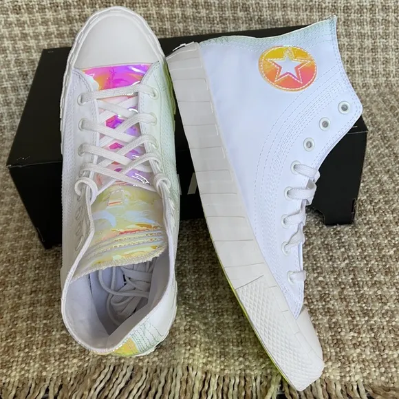 Converse Untitled Hi White/White/Iridescent MEN`S