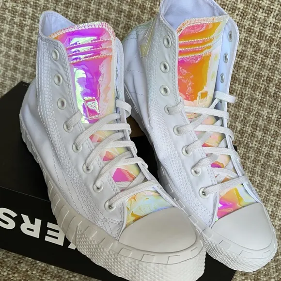 Converse Untitled Hi White/White/Iridescent MEN`S