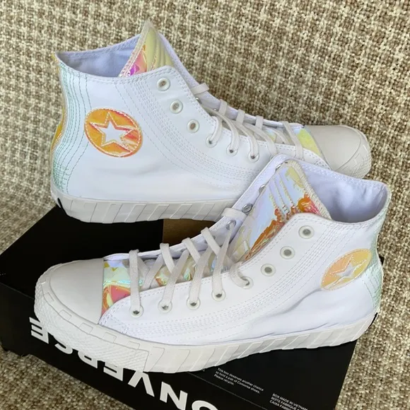 Converse Untitled Hi White/White/Iridescent MEN`S