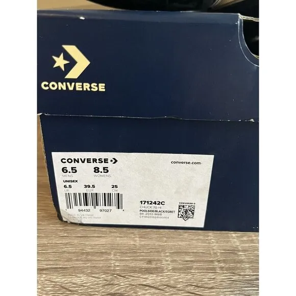 Converse x Chinatown Market Lakers 3 In a Row Leather Chuck Hi Size M 6.5 W 8.5