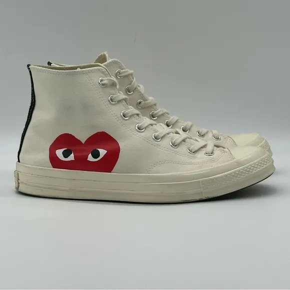 Converse x Comme Des Garçons Play Sneakers. Sz. 12