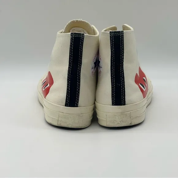 Converse x Comme Des Garçons Play Sneakers. Sz. 12