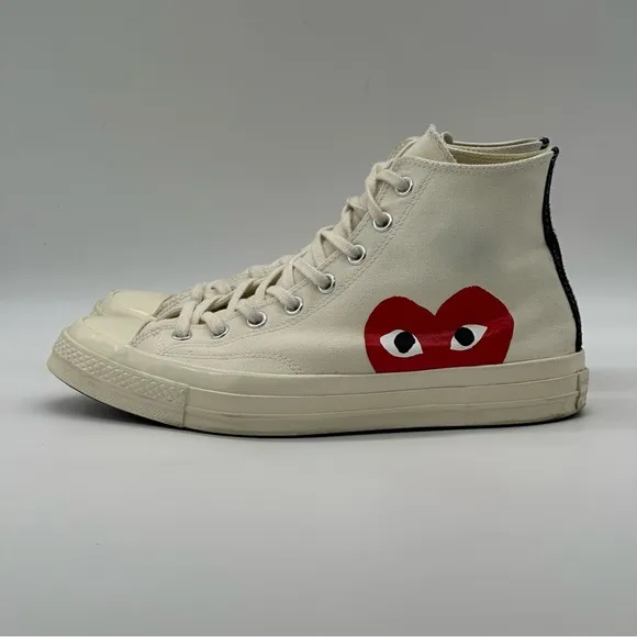 Converse x Comme Des Garçons Play Sneakers. Sz. 12