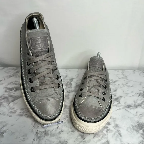 Converse x John Varvatos CT OX Blanket Stitch Unisex Gray Shoe Size 7 or 5