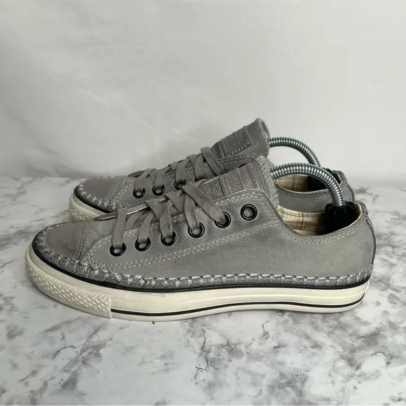 Converse x John Varvatos CT OX Blanket Stitch Unisex Gray Shoe Size 7 or 5