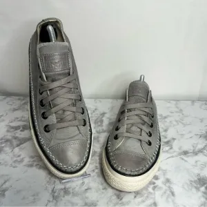 Converse x John Varvatos CT OX Blanket Stitch Unisex Gray Shoe Size 7 or 5