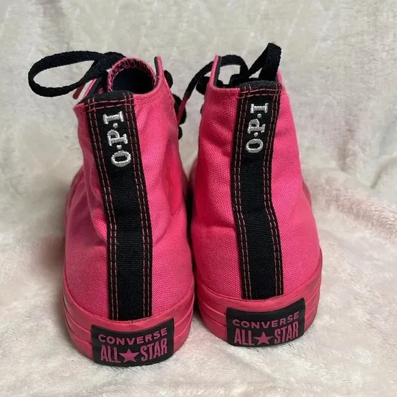 Converse X OPI V-I-Pink Passes Chuck Taylor All Star High Top Sneakers Size 6