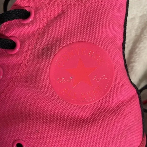 Converse X OPI V-I-Pink Passes Chuck Taylor All Star High Top Sneakers Size 6
