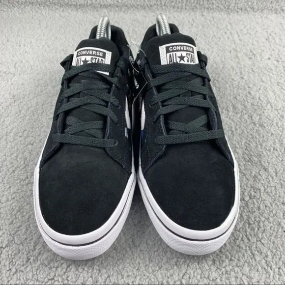 CONVERSE EL DISTRITO 2.0 OX Shoes Leather Unisex Sneakers Women 8.5 Men‎ 7 Black