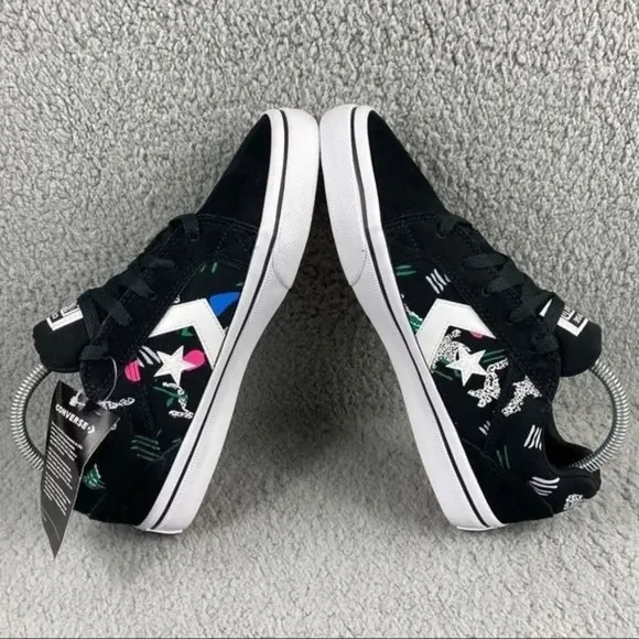 CONVERSE EL DISTRITO 2.0 OX Shoes Leather Unisex Sneakers Women 8.5 Men‎ 7 Black
